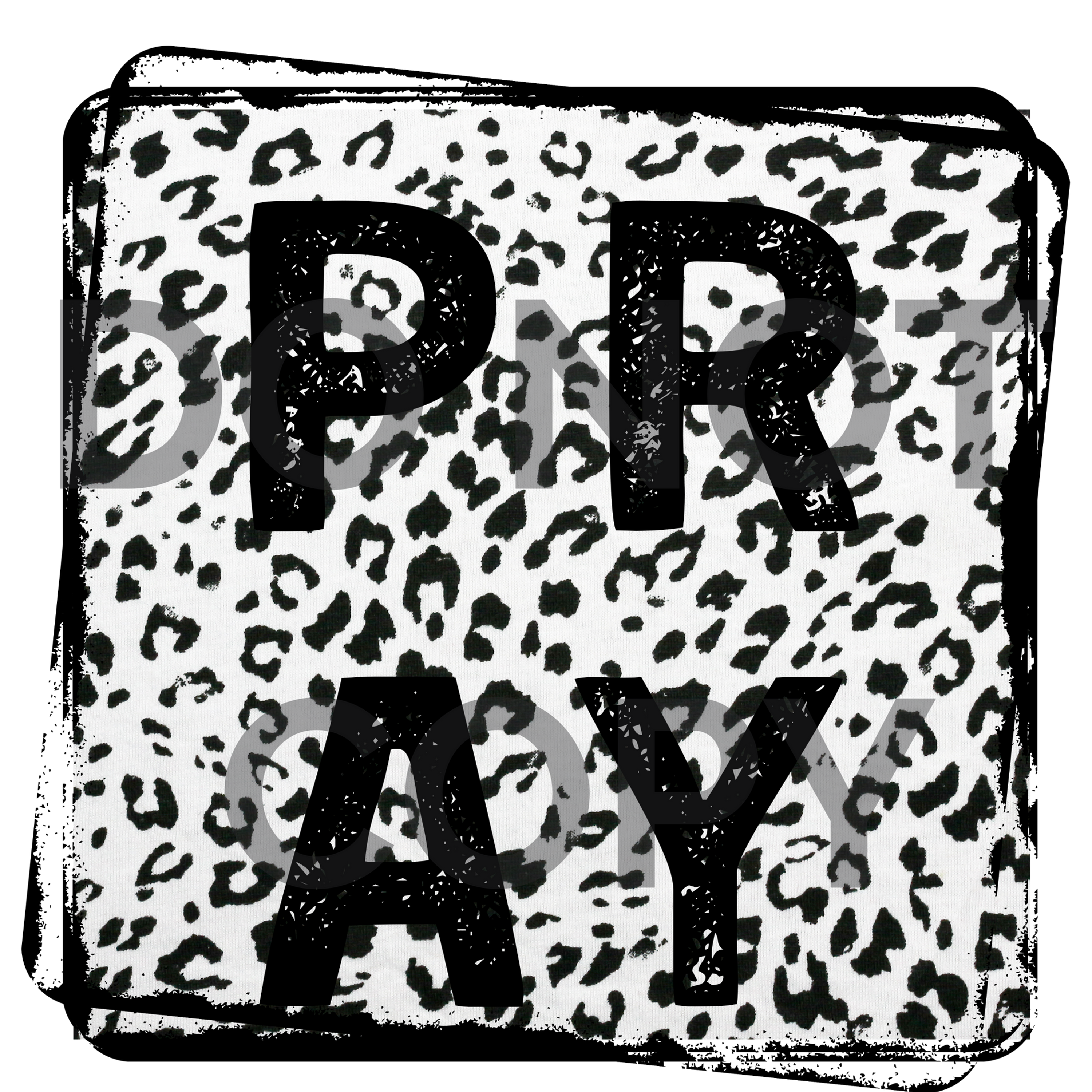 Cheetah Distressed Pray(Sublimation)