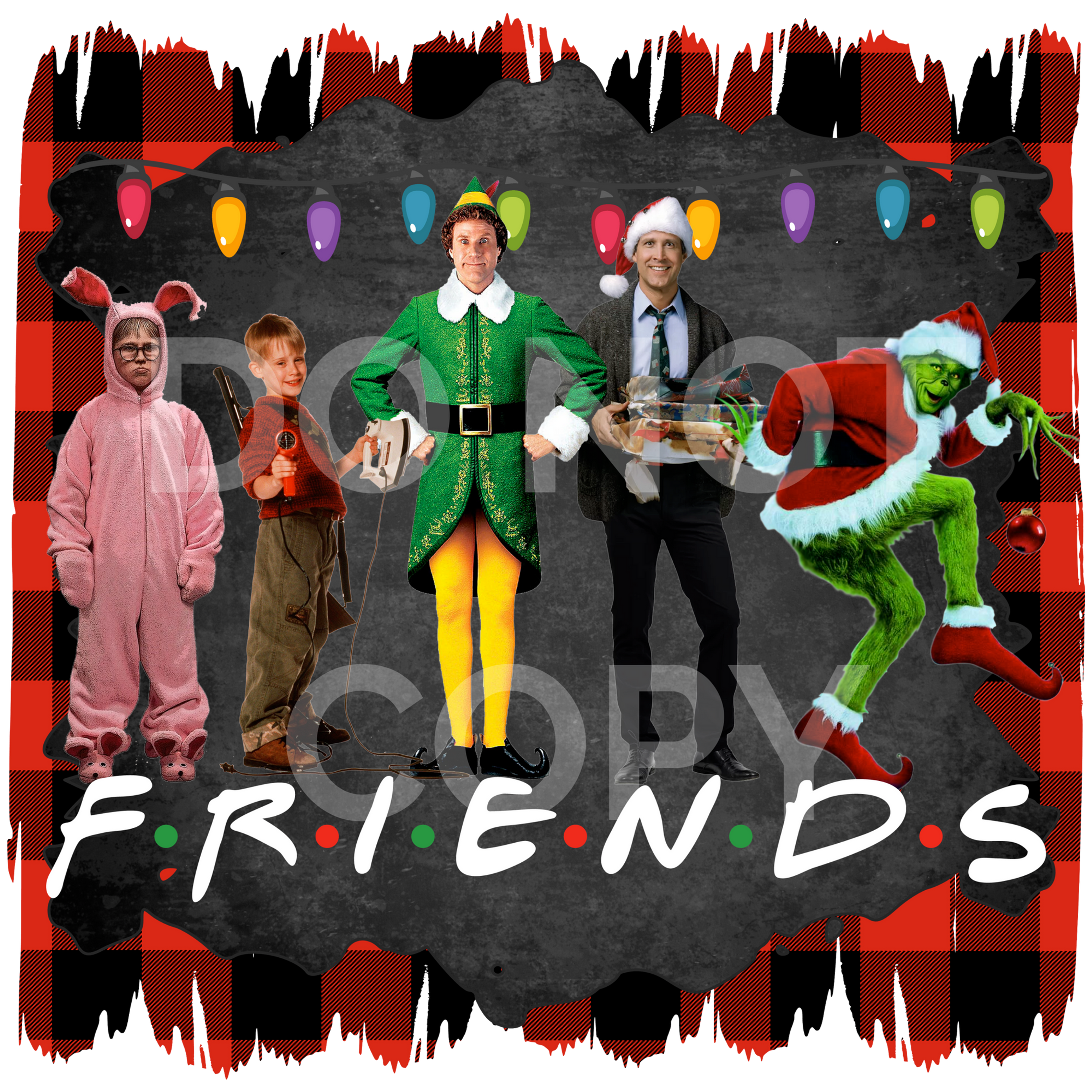 CHRISTMAS FRIENDS (SUBLIMATION)