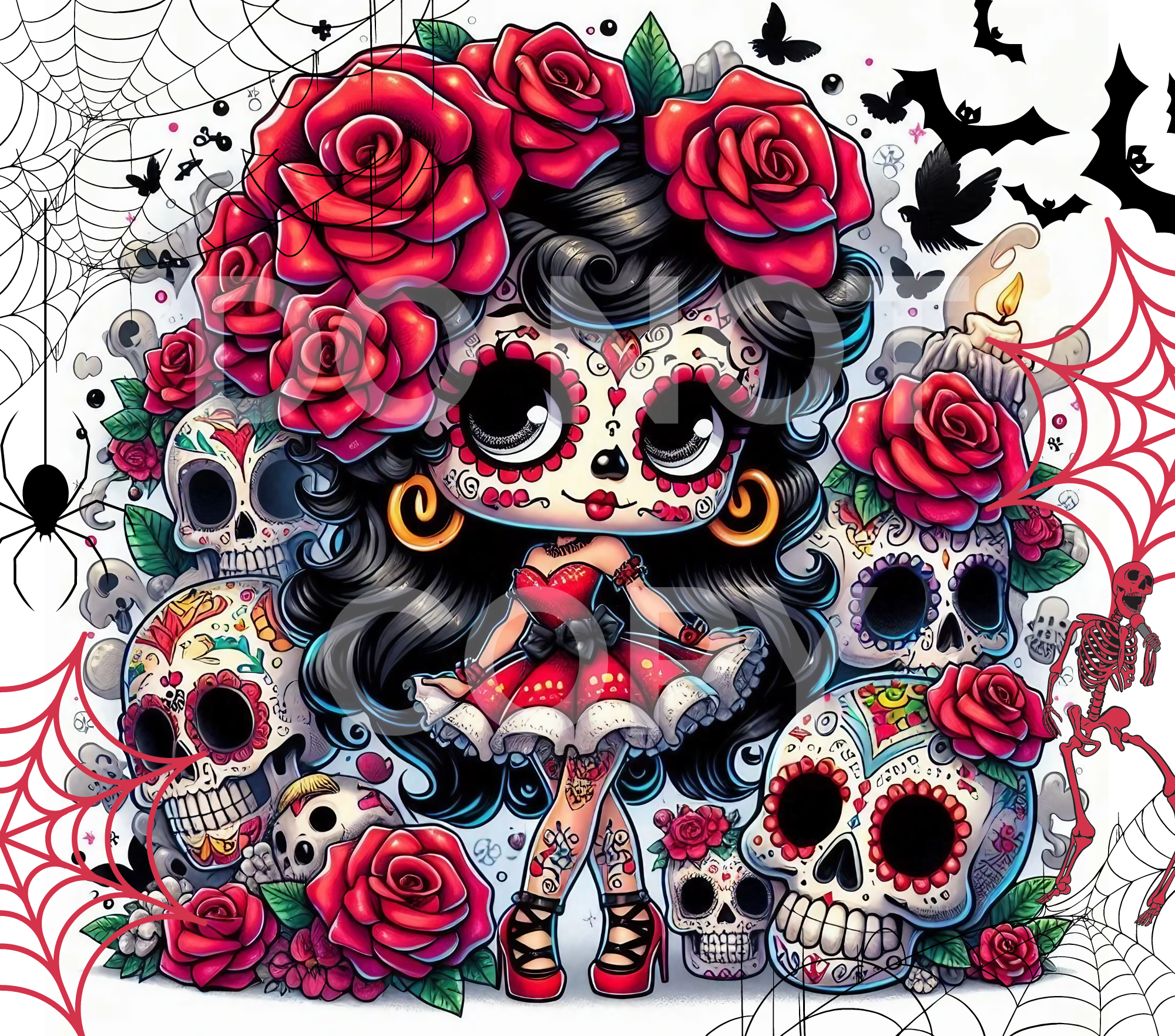 BETTY BOOP SKULL