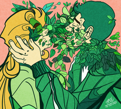 "El beso de los amantes del verdor"