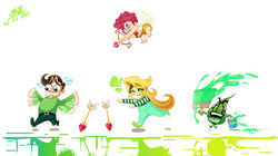 "Un Diverso Verdor" Arte Chibi