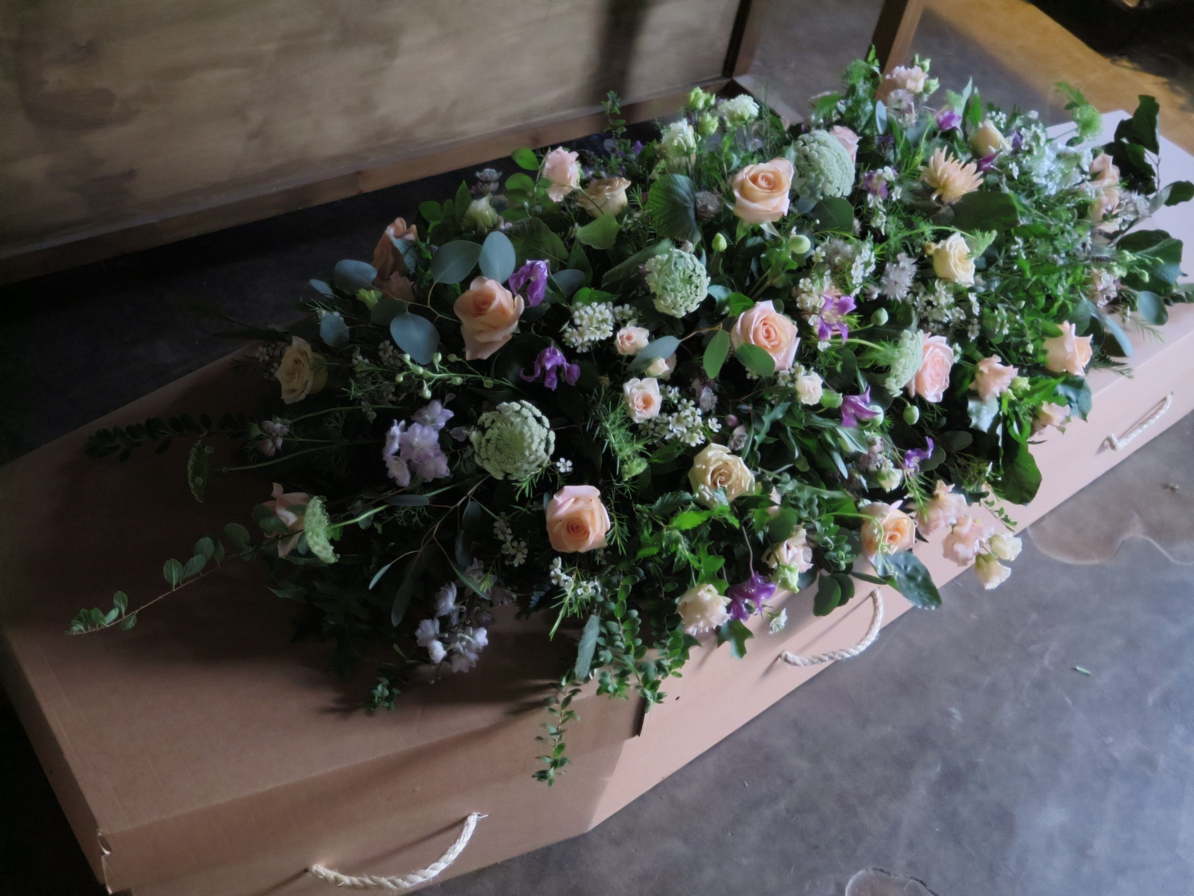'From the Garden' Casket Spray
