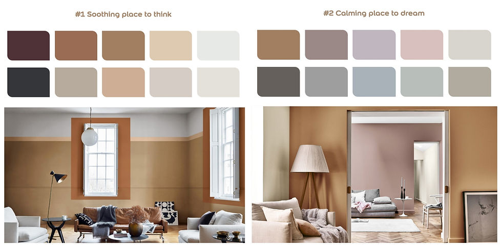 Spiced honey paint palette charts