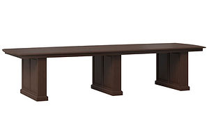Genuine Executive Conference Table | Rustic Cherry in Washington OCS107 | 144in W x 48in D x 32in H | The Amish Home | Amish Furniture at the Pittsburgh Mills