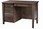 Woodland Shaker Credenza Desk with box/box/file pedestal | Brown Maple in Asbury OCS117 | 48in W x 24in D x 30 1/2in H | The Amish Home | Amish Furniture at the Pittsburgh Mills