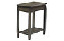Apache Chairside End Table | Brown Maple in Antique Slate OCS118 | 13in W x 22in D x 24in H | The Amish Home | Amish Furniture at the Pittsburgh Mills