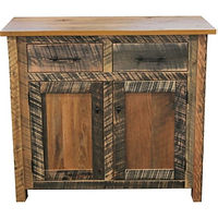 Medora Server | Reclaimed Barnwood in Natural OCS100 | 40in W x 17 1/4in D x 36in H | The Amish Home | Amish Furniture at the Pittsburgh Mills