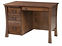 Woodbury Credenza Desk with box/box/file pedestal | Brown Maple in Asbury OCS117 | 48in W x 24in D x 30 1/2in H | The Amish Home | Amish Furniture at the Pittsburgh Mills