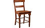 Savannah Counter-Height Pub Chair|Oak in Boston OCS111 | Shown with Wood Seat.|The Amish Home|Amish Furniture at the Pittsburgh Mills