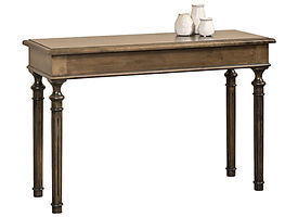 Kingston Sofa Table | Brown Maple in Belair | 44in W x 16in D x 28 1/2in H | The Amish Home | Amish Furniture at the Pittsburgh Mills