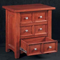 Garnet Hill End Table|Cherry in Washington OCS107|24in W x 17in D x 24in H|The Amish Home|Hardwood Furniture at the Pittsburgh Mills
