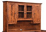 Cherry Valley Hutch for 54in, 62in, and 72in desks | Rustic Cherry in Michaels OCS113 | 72in W x 14in D x 48in H | The Amish Home | Amish Furniture at the Pittsburgh Mills