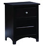 Ellington Nightstand with 1 drawer | Brown Maple in Rich Tobacco OCS228 | 24in W x 18in D x 27 1/2in H | The Amish Home | Amish Furniture at the Pittsburgh Mills