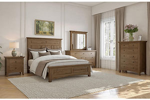 Vineyard Bedroom Furniture Collection|Solid Brown Maple in Cappuccino OCS119|The Amish Home|Amish Furniture at the Pittsburgh Mills