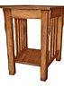 Elmer's Modern Mission Small End Table | Oak in Seely OCS104 | 14in W x 22in D x 24 1/2in H | The Amish Home | Amish Furniture at the Pittsburgh Mills