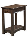 Nelson's Economy Traditional Chairside End Table | Oak in Cocoa OCS122 | 13in W x 22in D x 24in H | The Amish Home | Amish Furniture at the Pittsburgh Mills