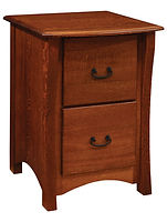Master 2 Drawer File Cabinet|Quartersawn White Oak in Michaels OCS113|23 3/4in W x 26in D x 33in H|The Amish Home|Amish Furniture at the Pittsburgh Mills