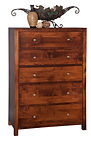Park Avenue Bureau|Brown Maple in Michaels OCS113|38in W x 19 1/2in D x 55in H|The Amish Home|Amish Furniture at the Pittsburgh Mills