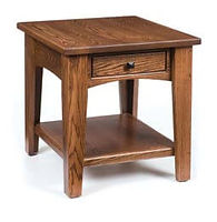 Ashford End Table | Oak in Medium OCS110 | 22in W x 24in D x 24in H | The Amish Home | Amish Furniture at the Pittsburgh Mills