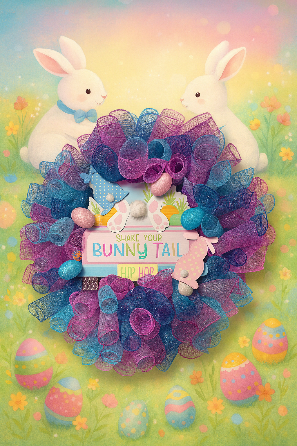 Shake Your Bunny Tail Wreath