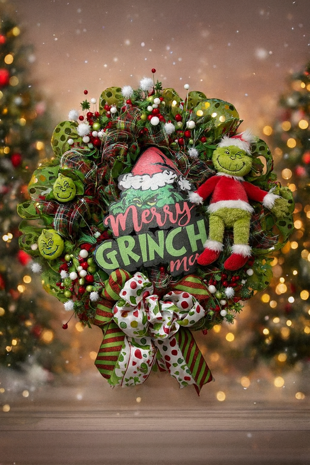 Grinch Wreath