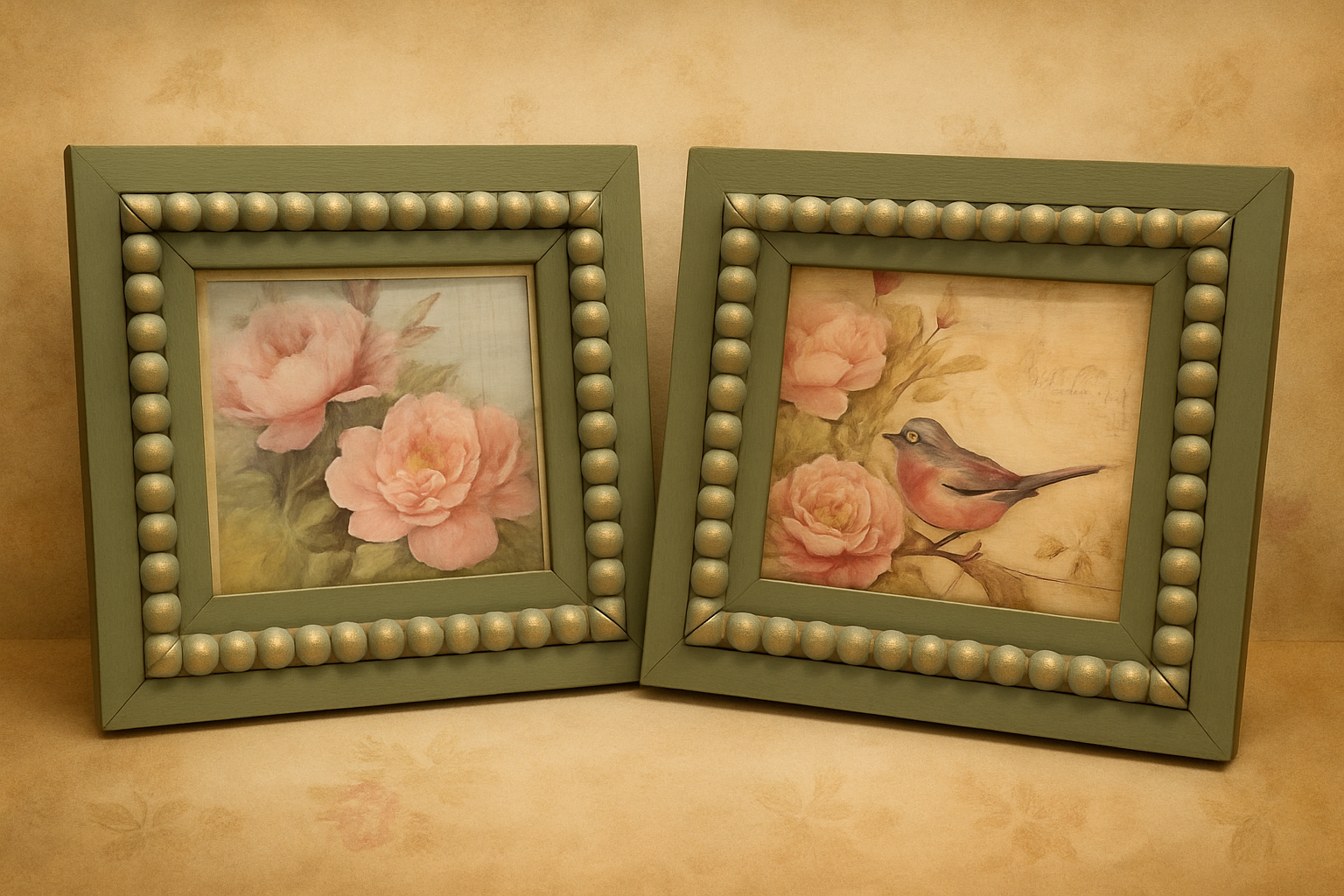 Vintage Frames (Flowers-Birds)