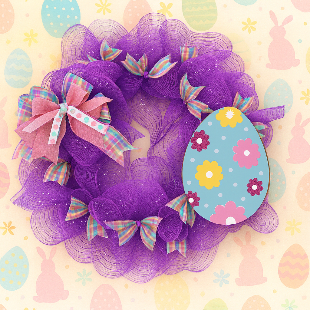 Daisy Easter Egg Wreath