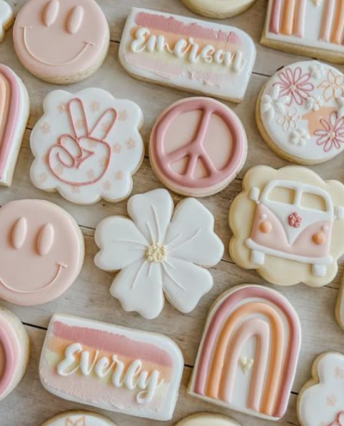 Thumbnail: Groovy Custom Icing Cookies