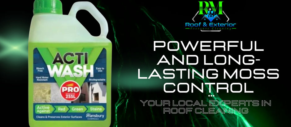 The Benefits of Actiwash for Moss Removal