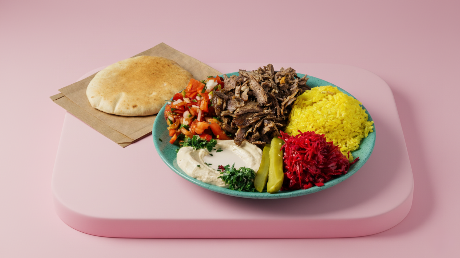 Arranged Food and Objects