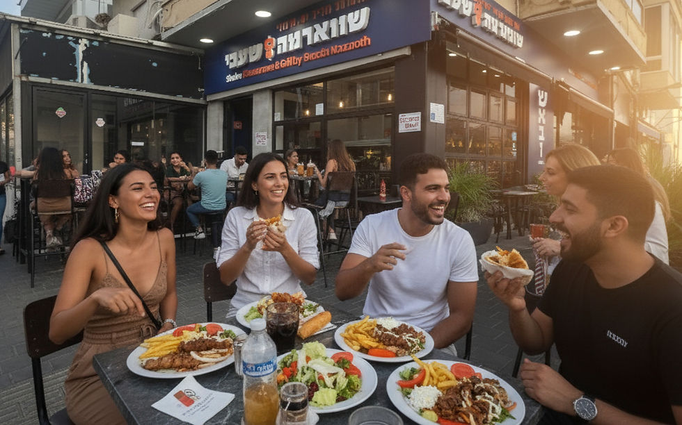 אוכל מומלץ ליד האנגר 11 בנמל תל אביב לפני ואחרי הופעה