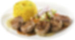 GRILL KEBAB ON THE PLATE image