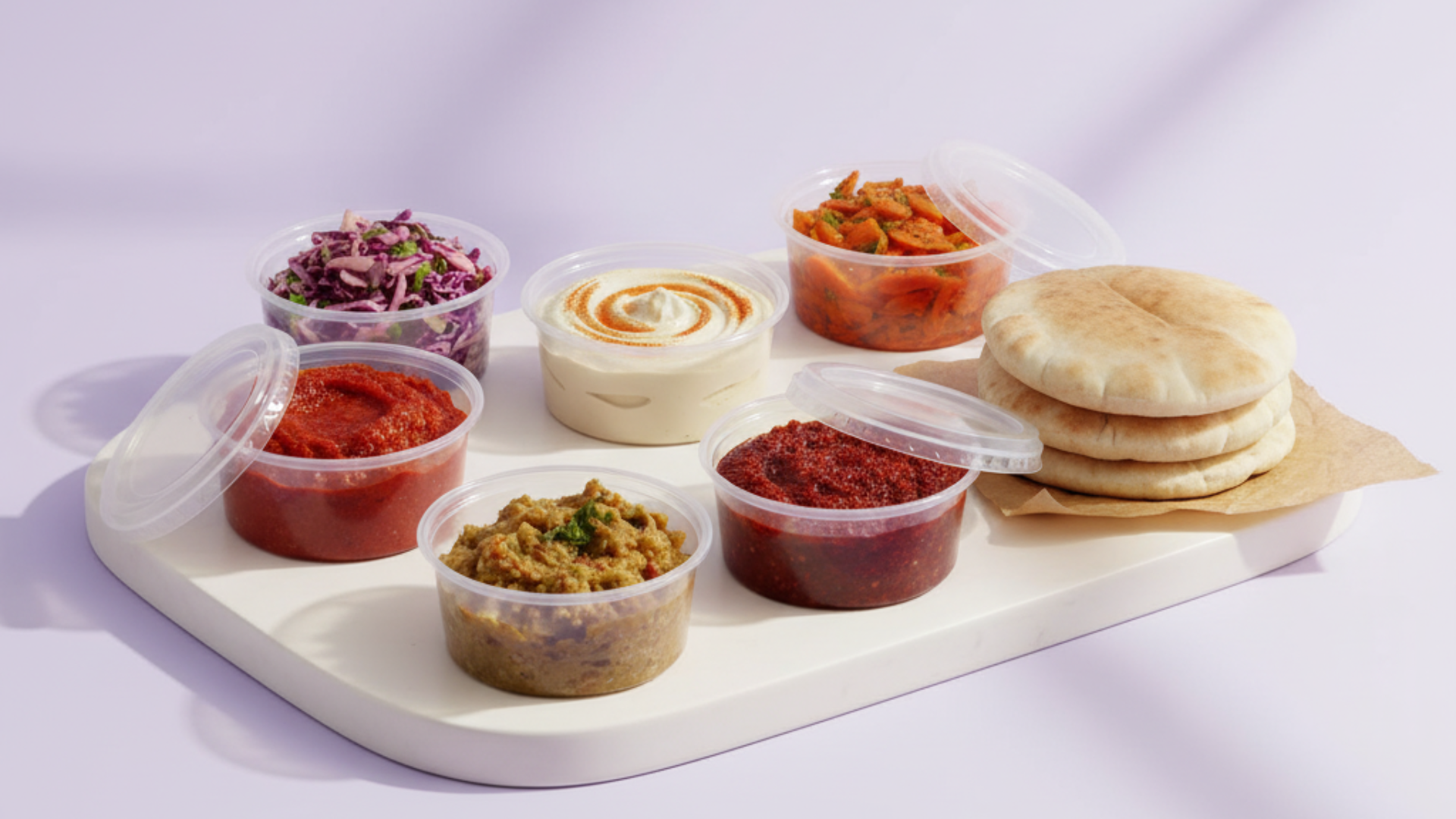 Arranged Food and Objects