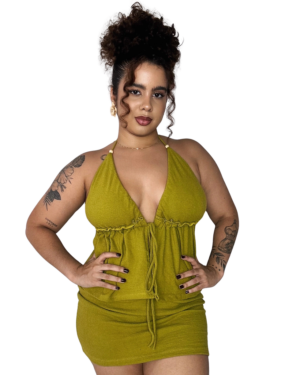 Miniatura: Saia Stella Curta Malha 