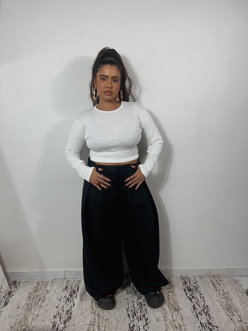 Miniatura: Calça Vincos Moletom