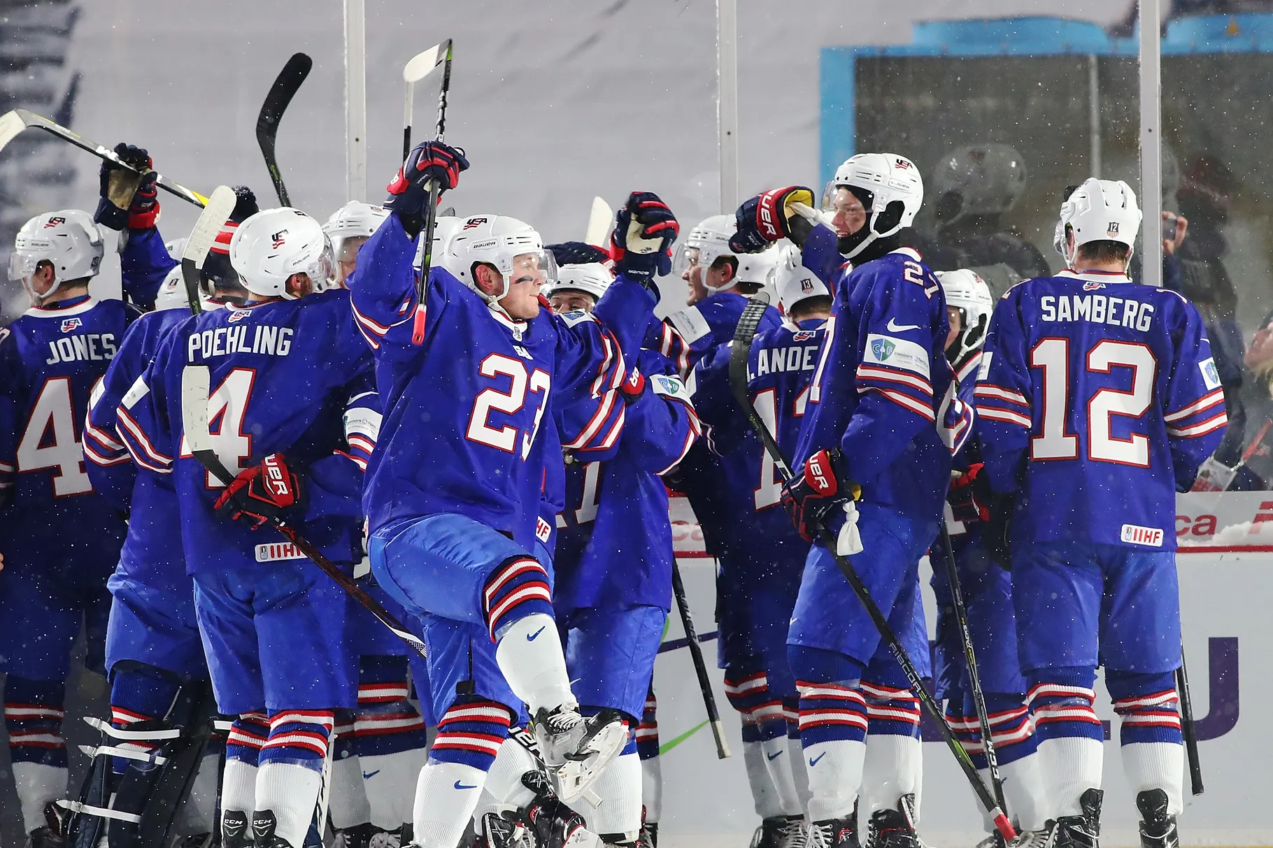 Ryan Poehling at the 2017 World Junior Championships