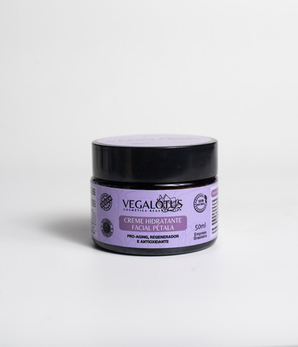 Creme Hidratante Facial Pétala 50ml | Vegalótus