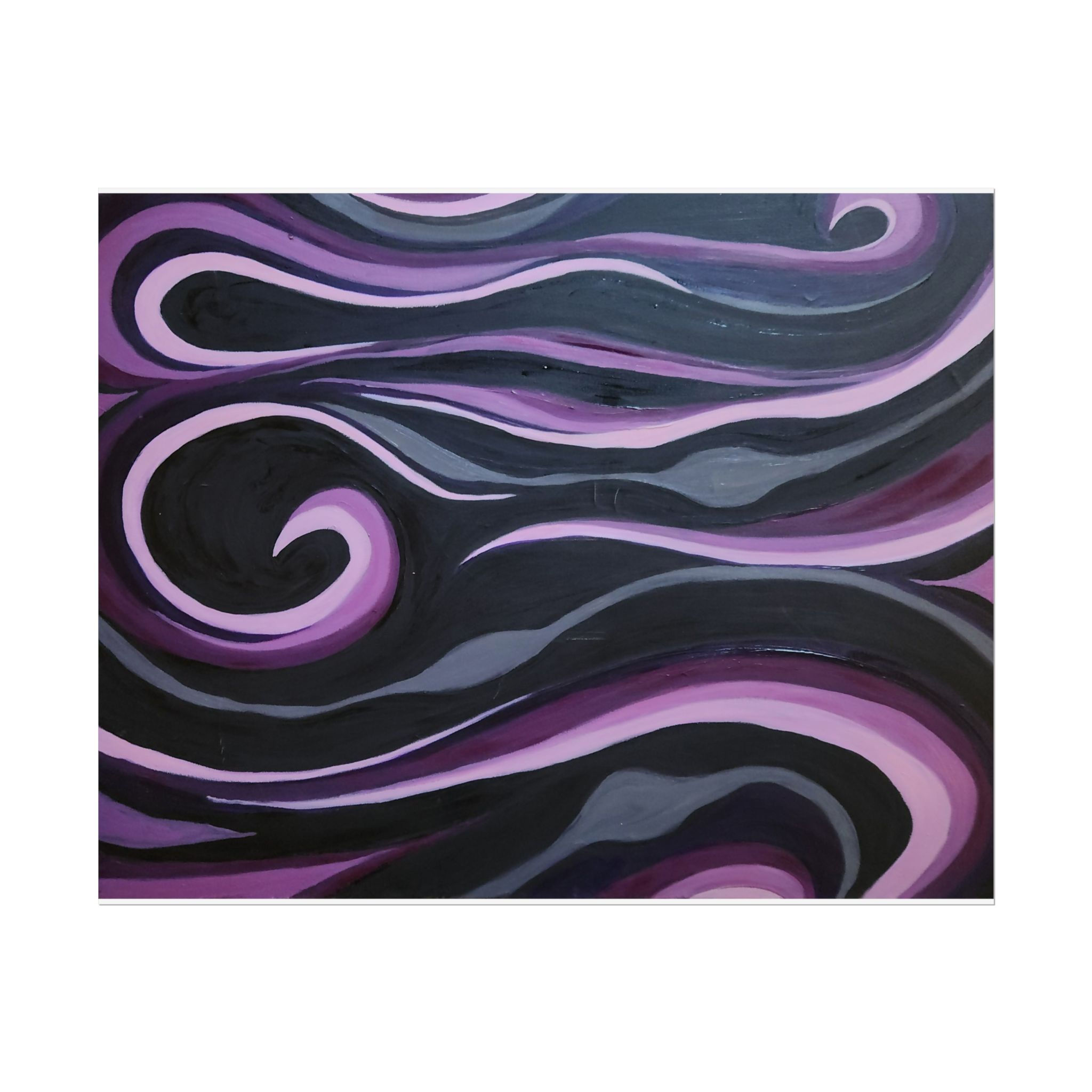 "purple hazy day" high quality poster print