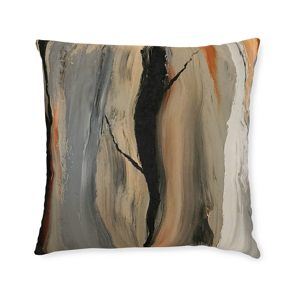 Thumbnail: "autumn" square art print pillow, 3 sizes