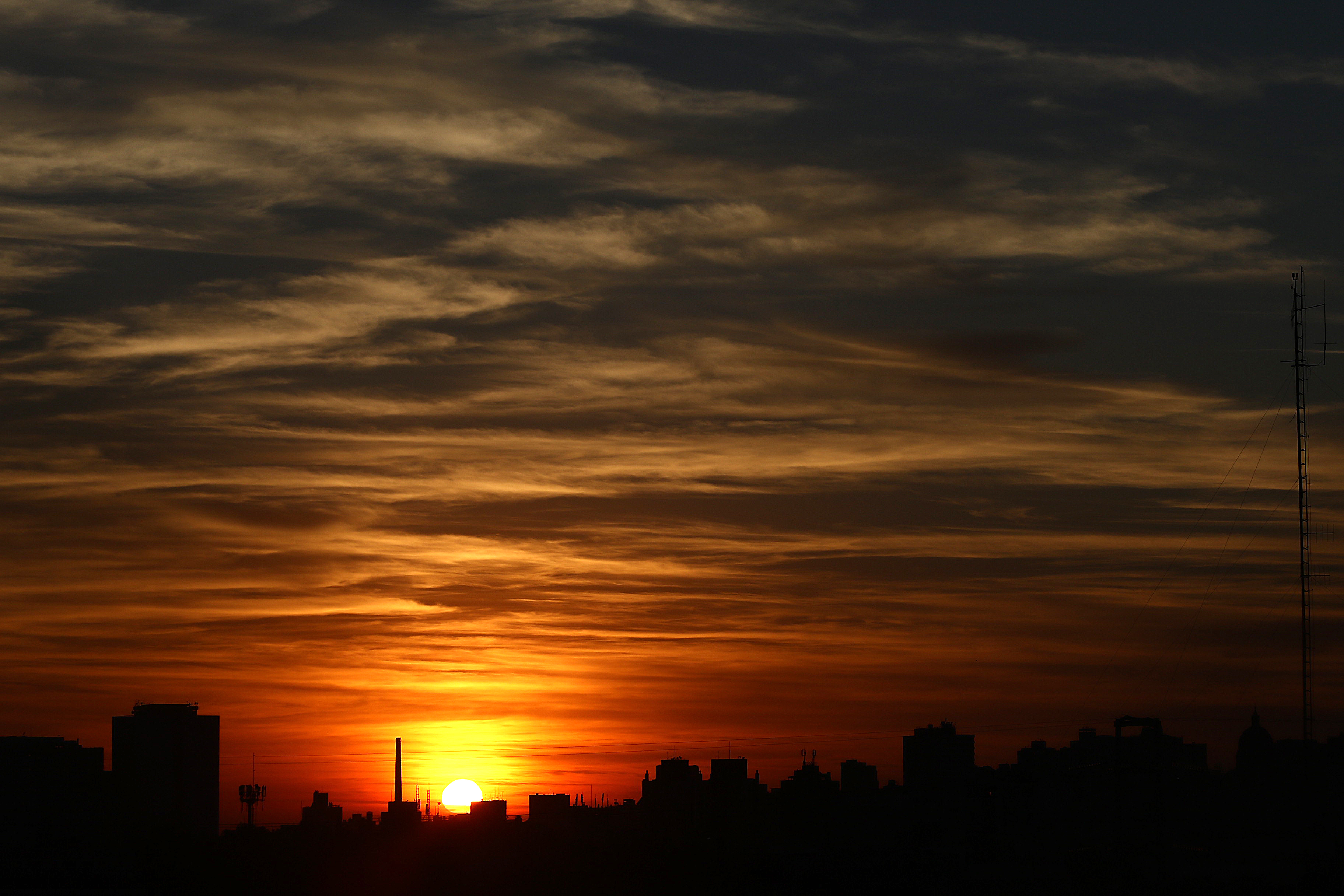 Pôr do Sol em Porto Alegre