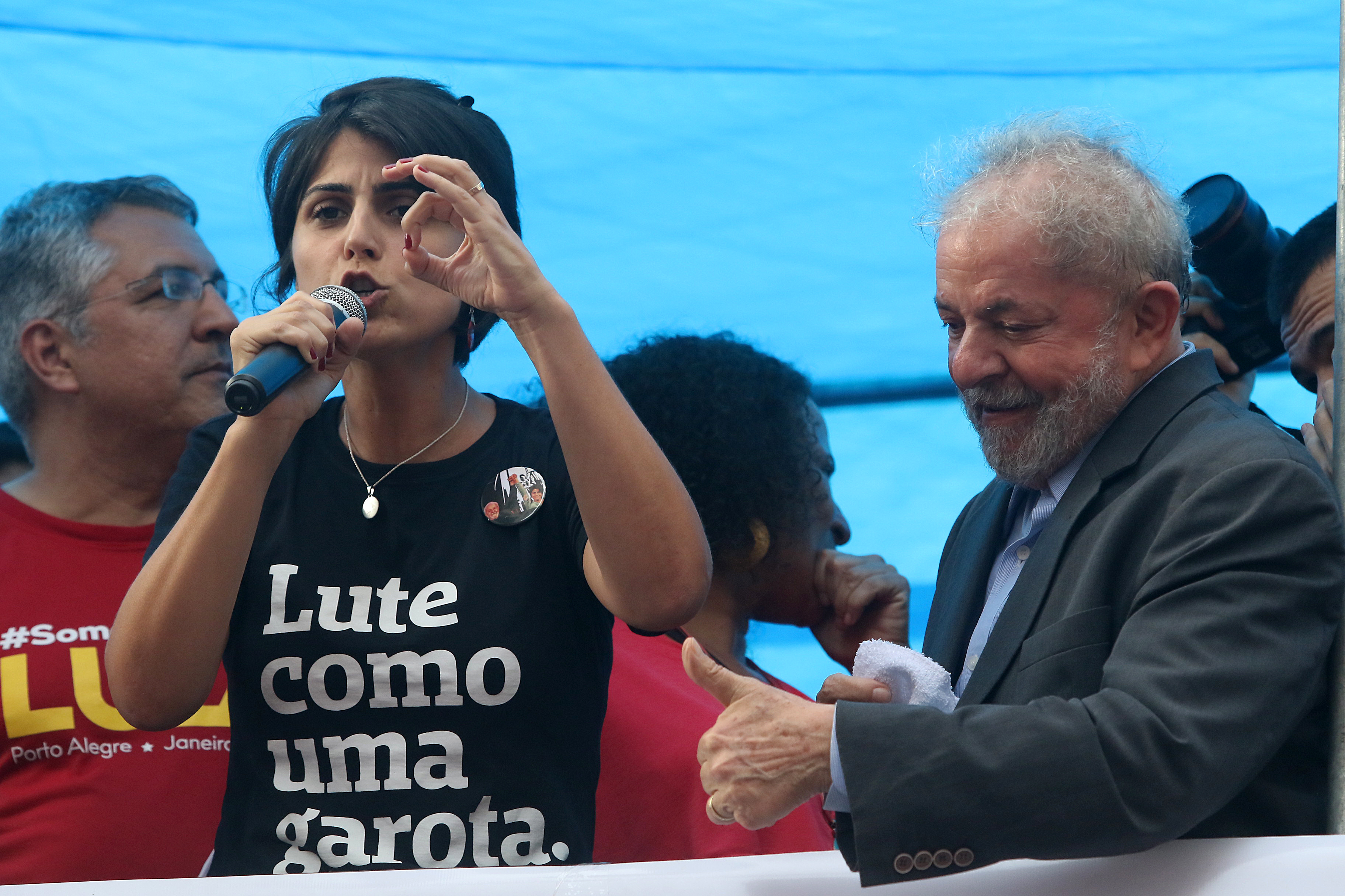 Ato público Pró Lula em Porto Alegre