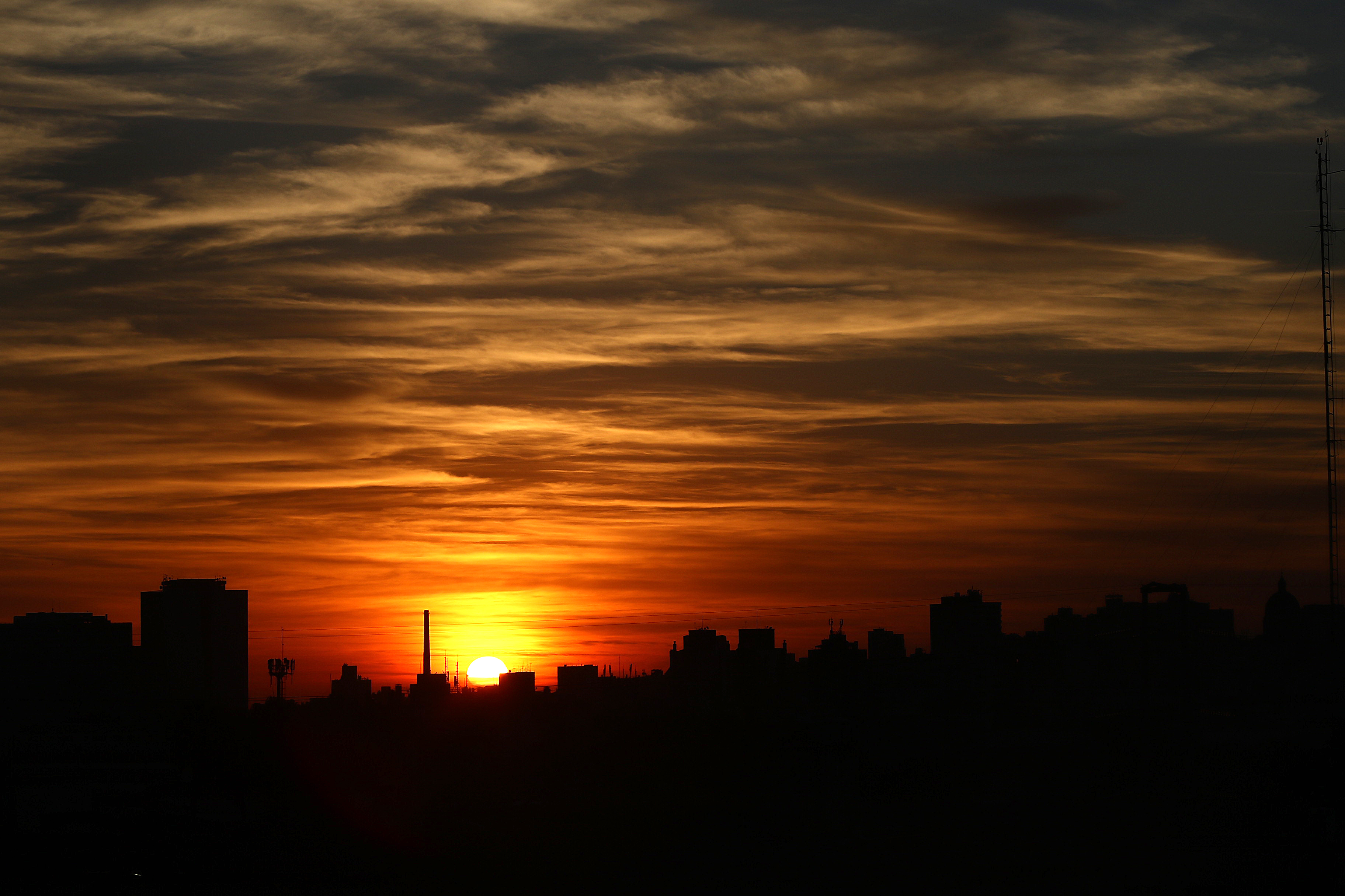 Pôr do Sol em Porto Alegre