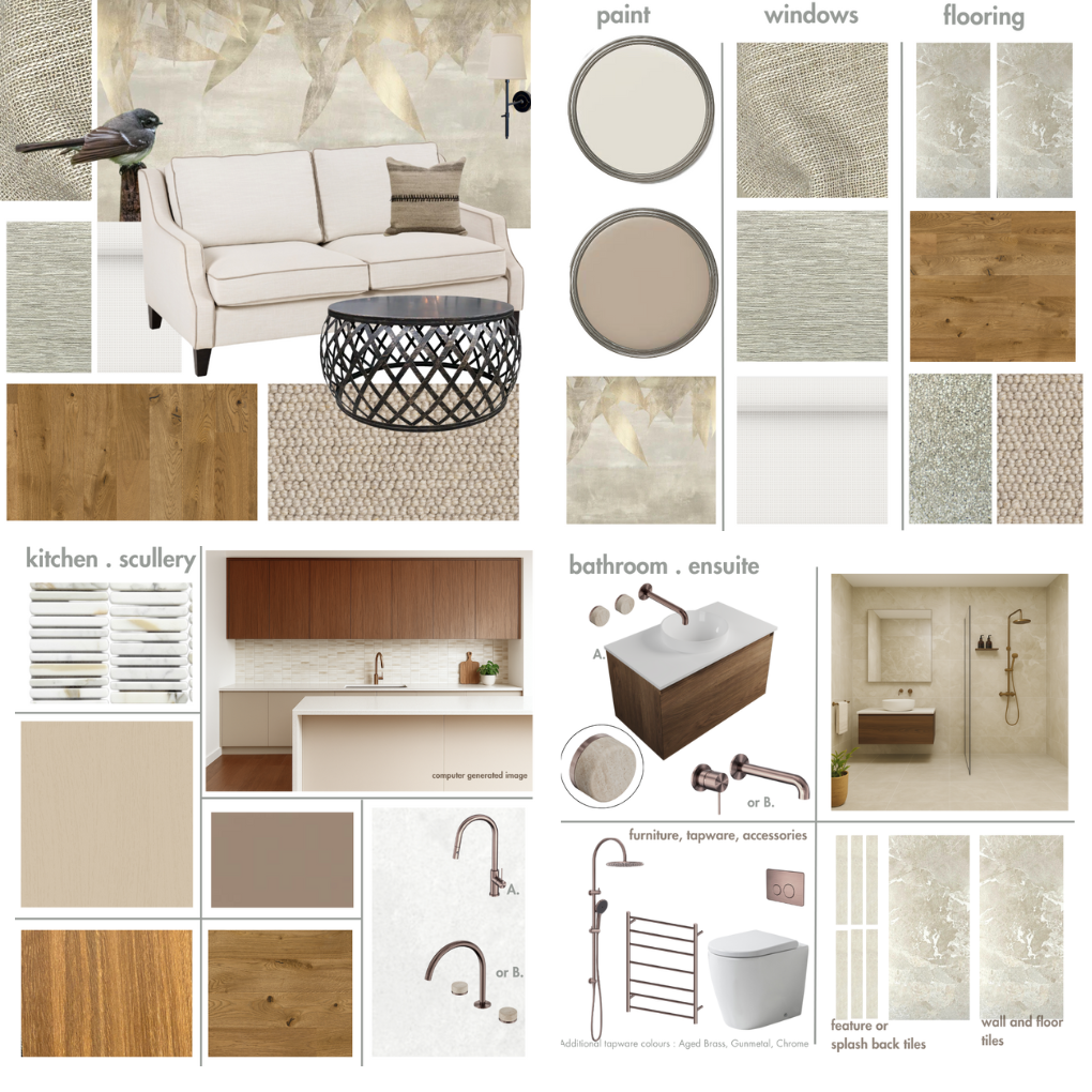 Premium Bundle:Colour Piwakawaka. Specification Plan and Physical Sample Pack