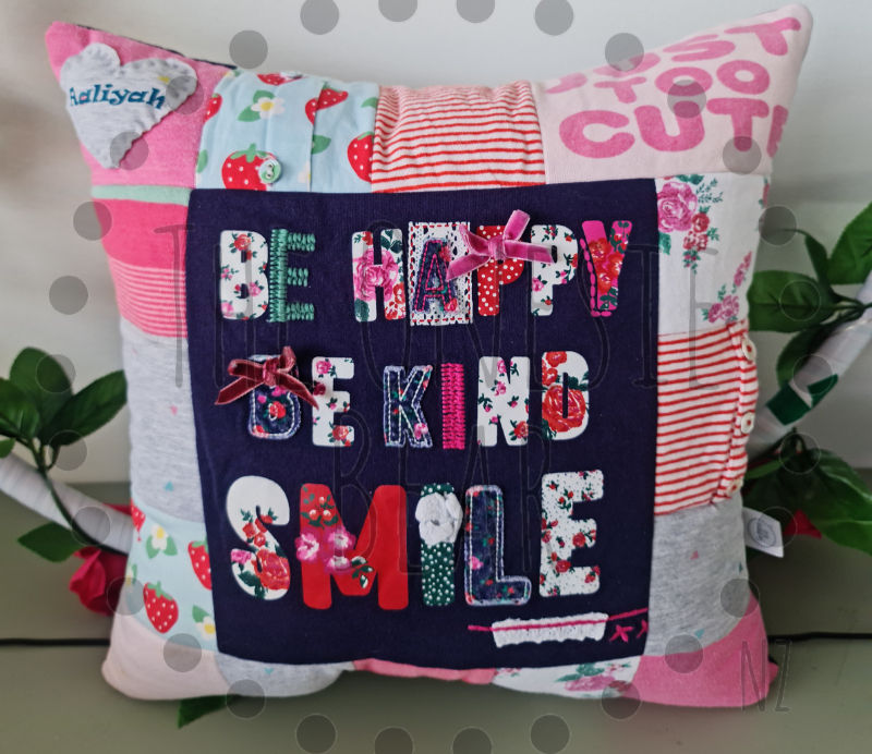 Stuffed Memory Pillow (patchwork)