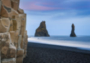 Black sand beach in Iceland
