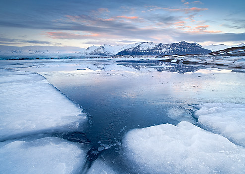 Glacier lagoon in Iceland