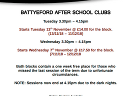 Battyeford After School Clubs