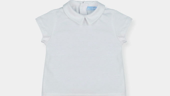 Baumwoll-Shirt mit Kragen