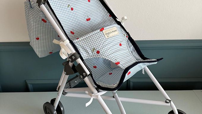 Puppenbuggy "Cereza" inkl. Tasche