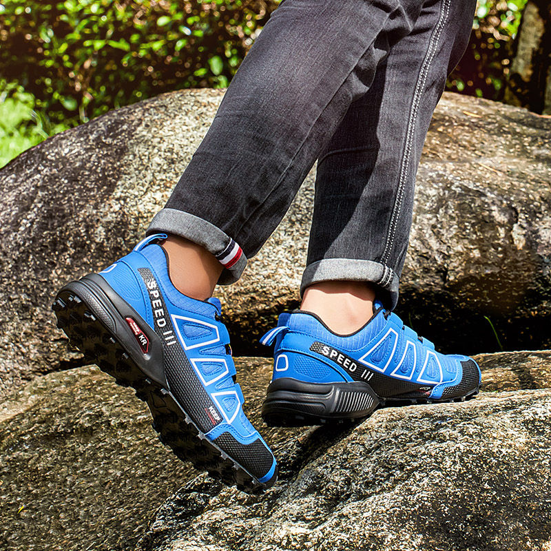 Thumbnail: Hiking Shoes Men's Outdoor Rubber-Soled Non-Slip Tactical Training Shoes Lightwe